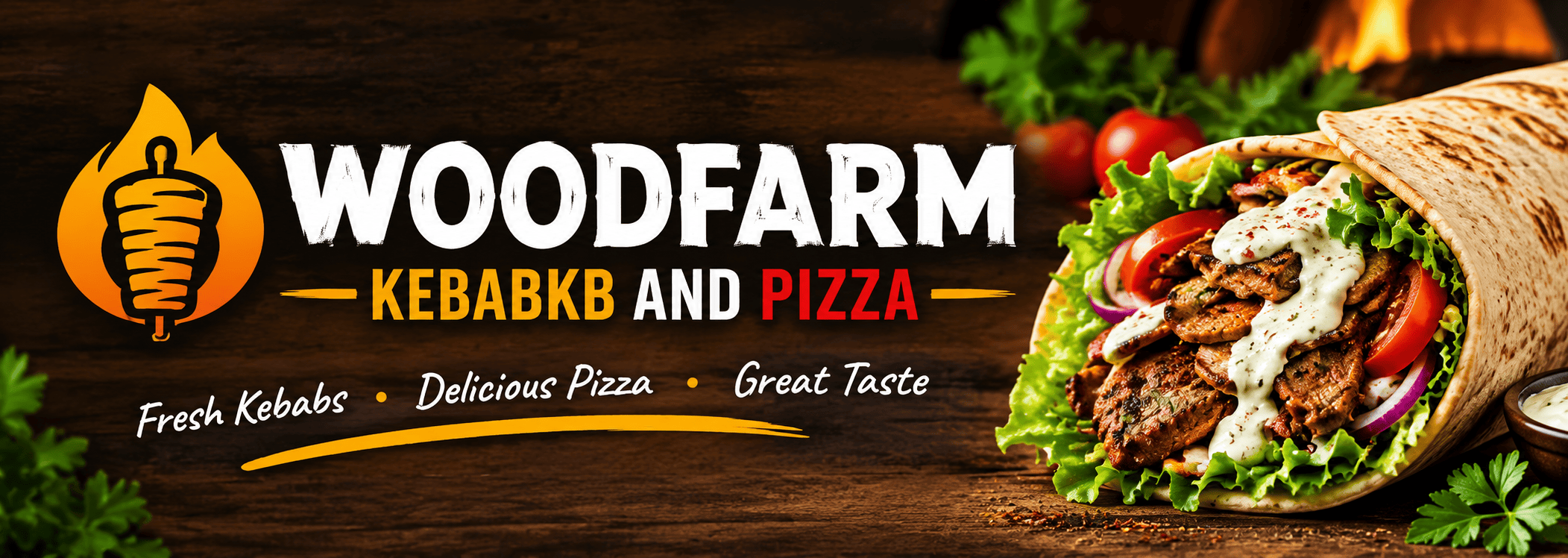Woodfarm Kebab & Pizza promotion
