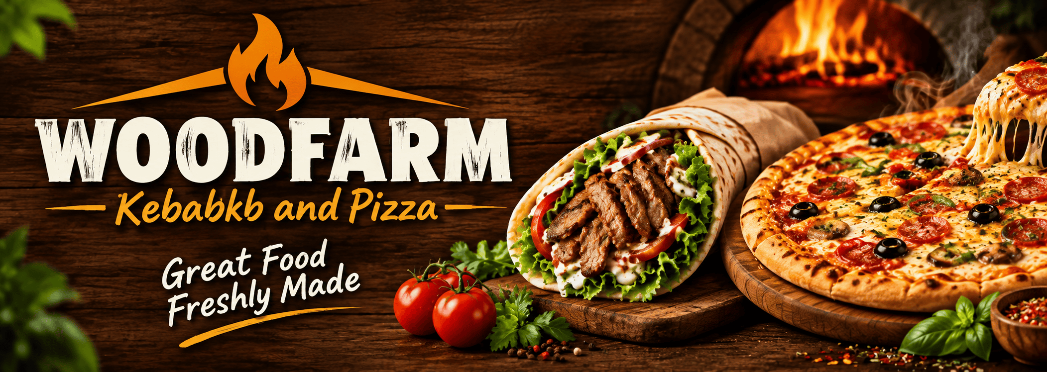 Woodfarm Kebab & Pizza promotion