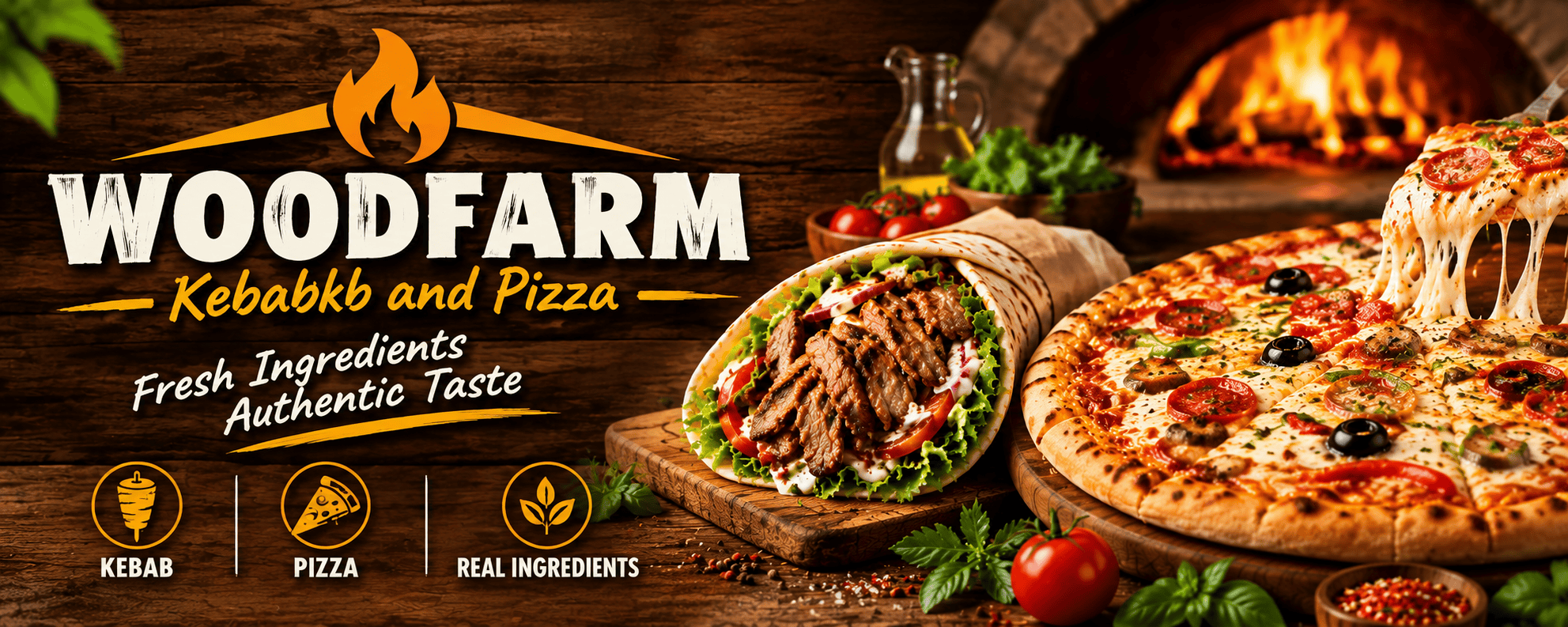 Woodfarm Kebab & Pizza promotion